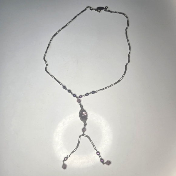 Vintage Authentic Miriam Haskell Necklace - purple gems - Picture 4 of 11